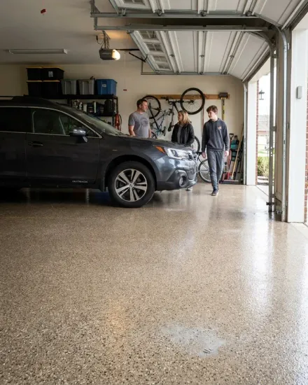Voorbeeld van een Meta-advertentie voor een vloerenbedrijf