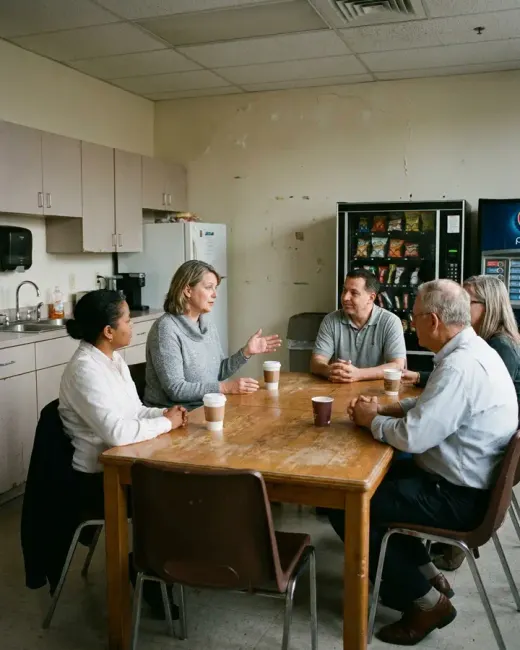Voorbeeld van een Meta-advertentie voor een uitzendbureau